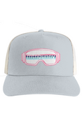 Ecru Mesh Stock Contrast Trucker