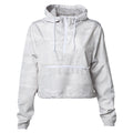 White Camo Crop Windbreaker