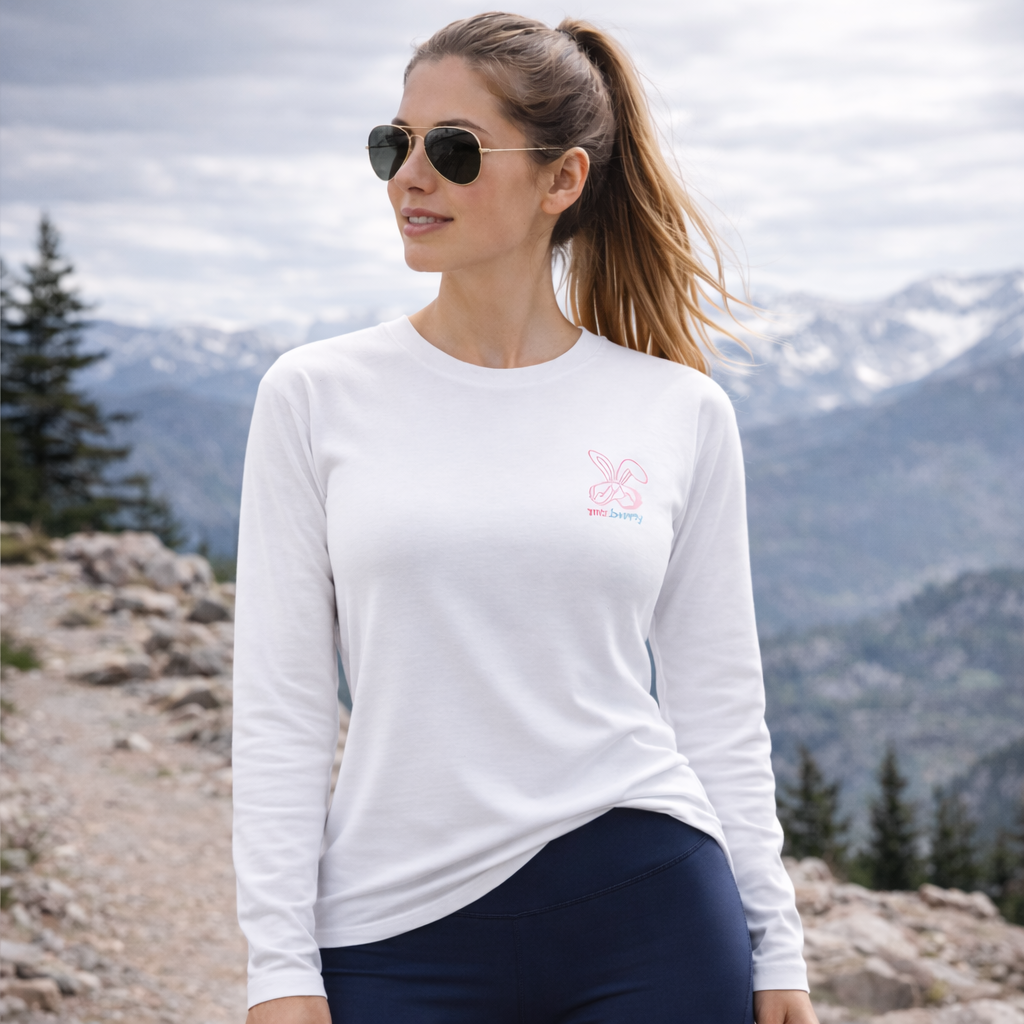 mtn bunny Signature Long Sleeve Tee | 100% Combed Cotton