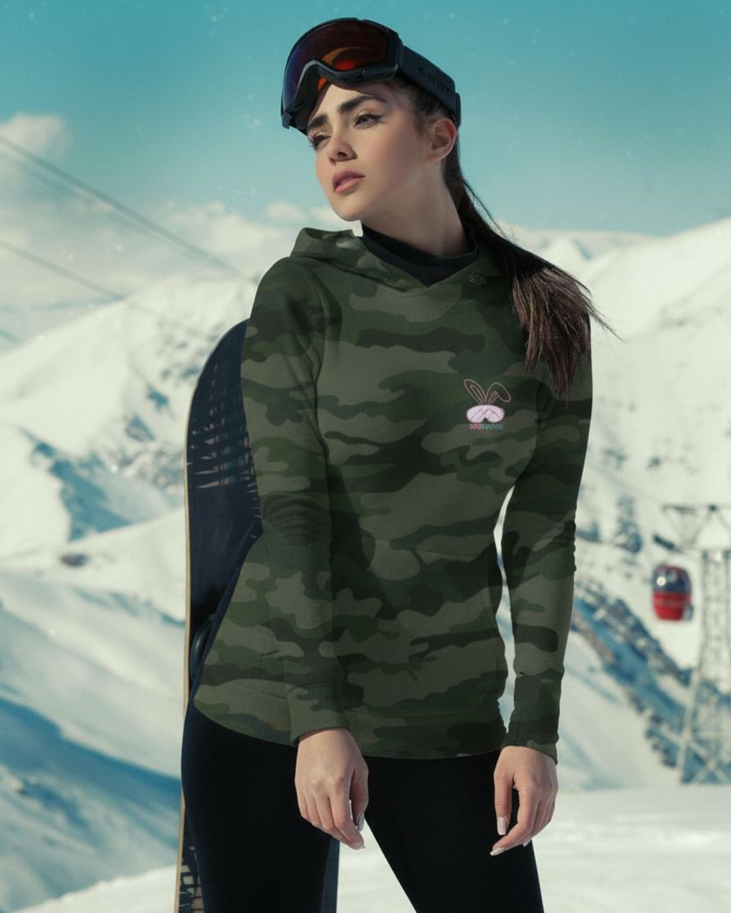 Camo Luxe Hoodie | Unisex Sizing