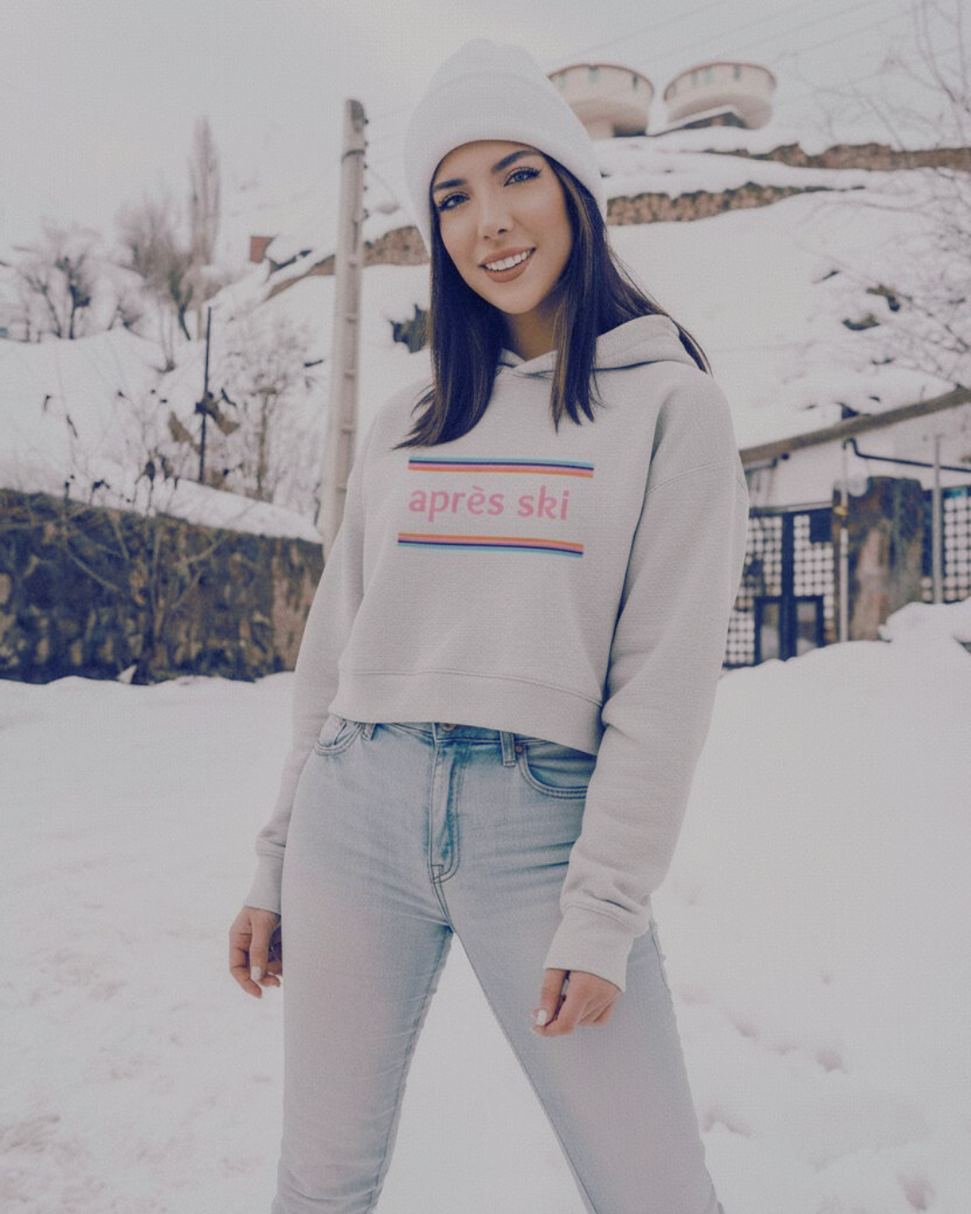 Apres Ski Buttery Cropped Hoodie